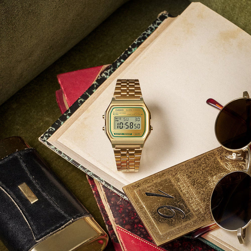 Vintage Digital Watch - Gold - A158WEGV-9AEF