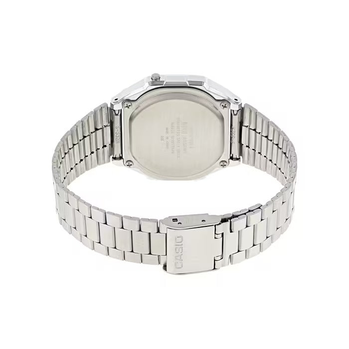 Vintage Iconic Digital Watch - Black/Silver - A168WEM-1EF