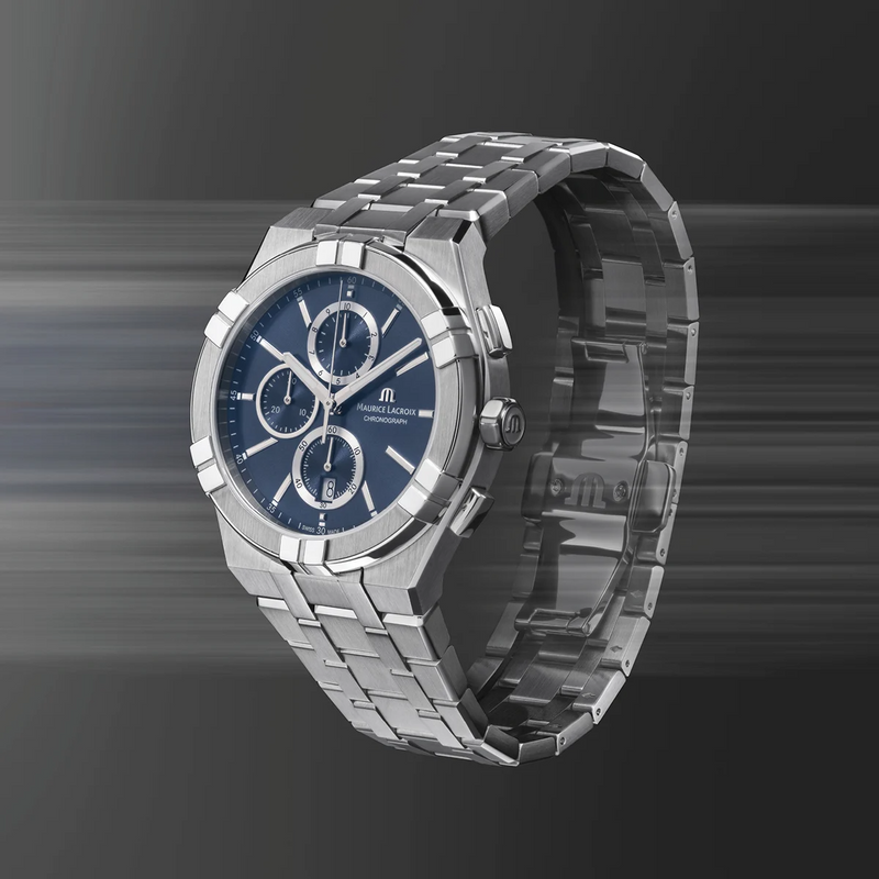 Aikon Quartz Chronograph, 42mm - Stainless Steel Bracelet - AI1118-SS002-430-1