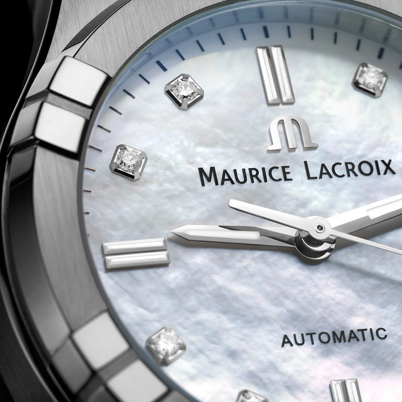 Aikon Automatic Date Ladies Watch, 35mm - Stainless Steel Bracelet - AI6006-SS002-170-1