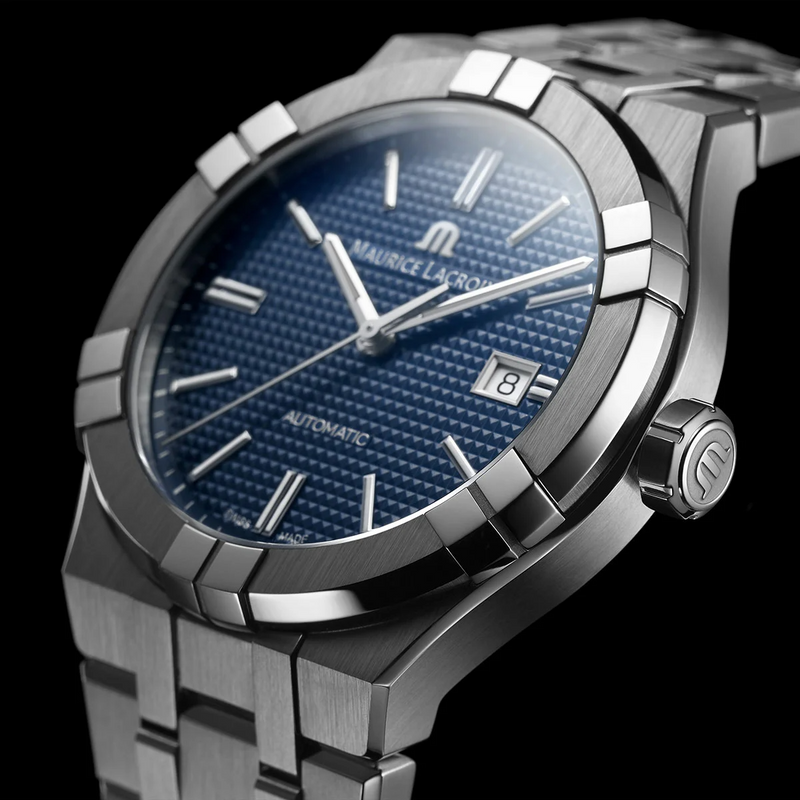 Aikon Automatic Blue Dial, 42mm - Stainless Steel Bracelet - AI6008-SS002-430-1