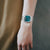 Unisex Vintage Watch - Silver/Green - AQ-240E-3AEF