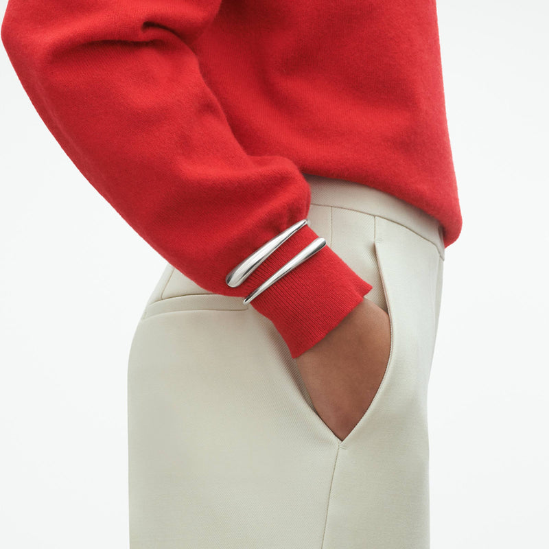 Mercy Twist Bangle - Silver - 20001934