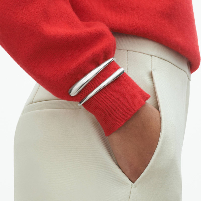 Mercy Twist Bangle - Silver - 20001934