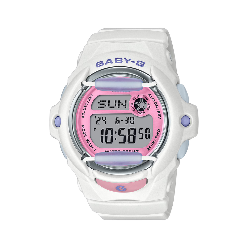 Unisex Baby-G Digital Watch - White - BG-169PB-7ER