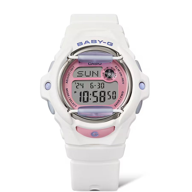 Unisex Baby-G Digital Watch - White - BG-169PB-7ER