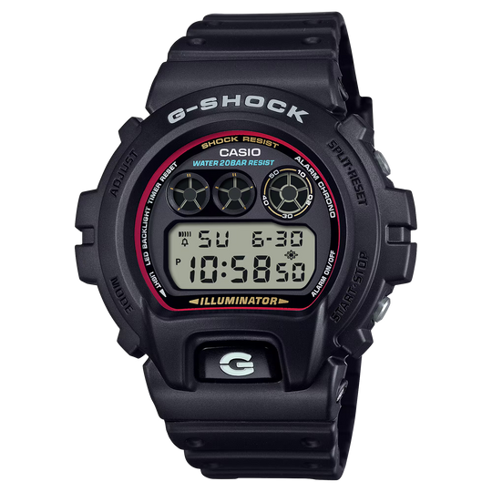 Unisex G-Shock Digital Watch - Black - DW-6900RL-1ER