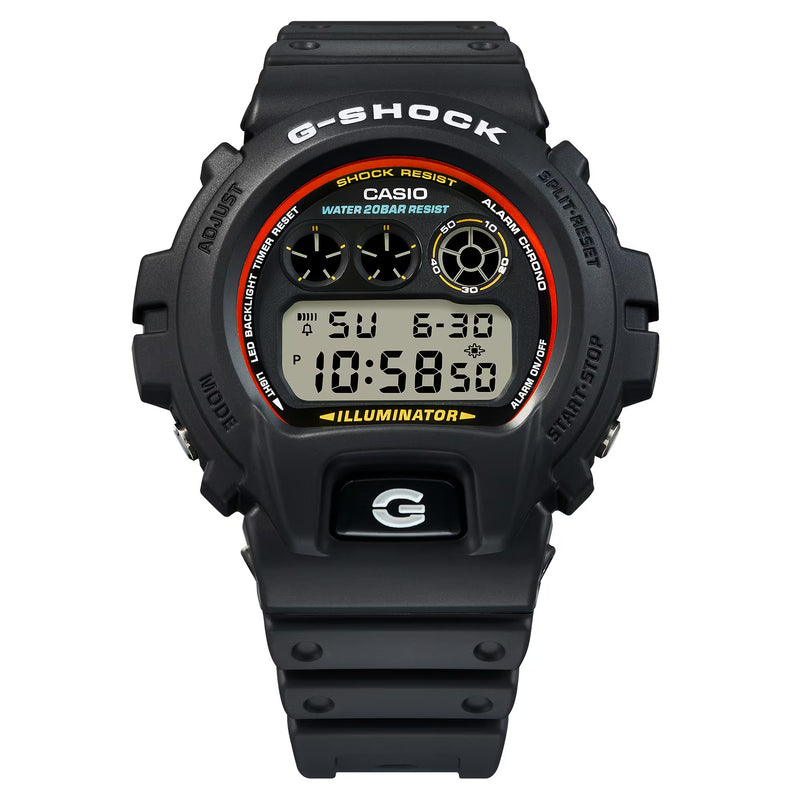 Unisex G-Shock Digital Watch - Black - DW-6900RL-1ER