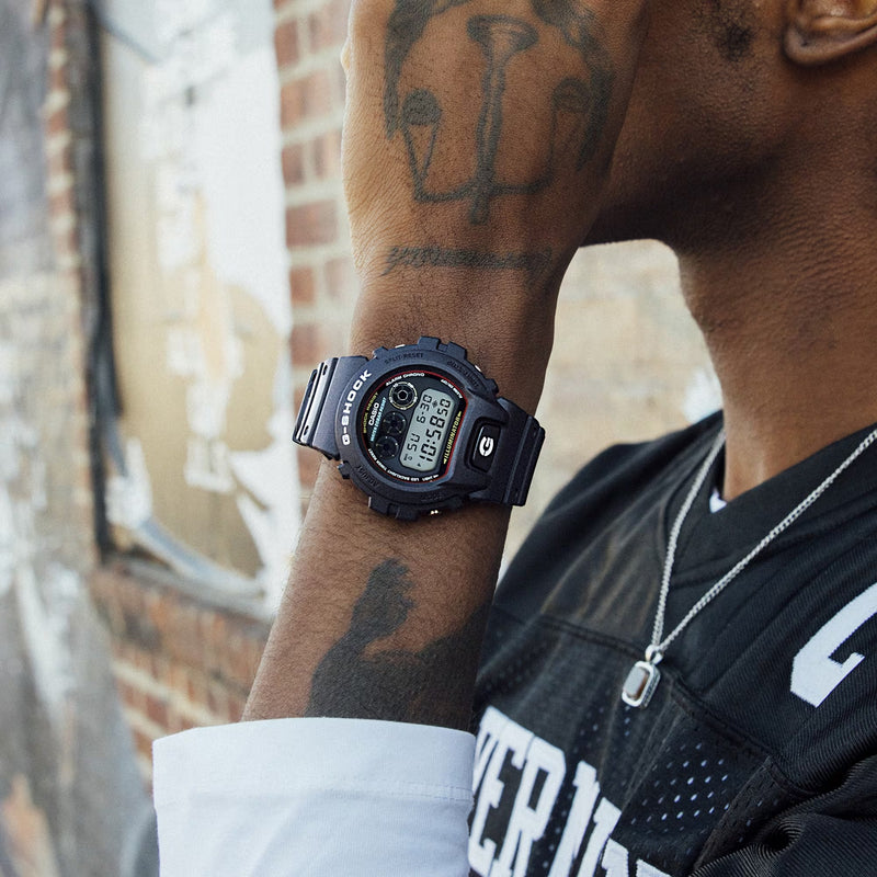 Unisex G-Shock Digital Watch - Black - DW-6900RL-1ER