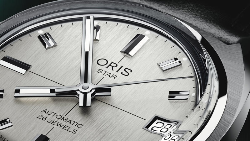 Oris Star Edition Watch, Silver/Black