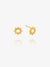 Eternal Sun Stud Earrings - Gold - EGME1GP