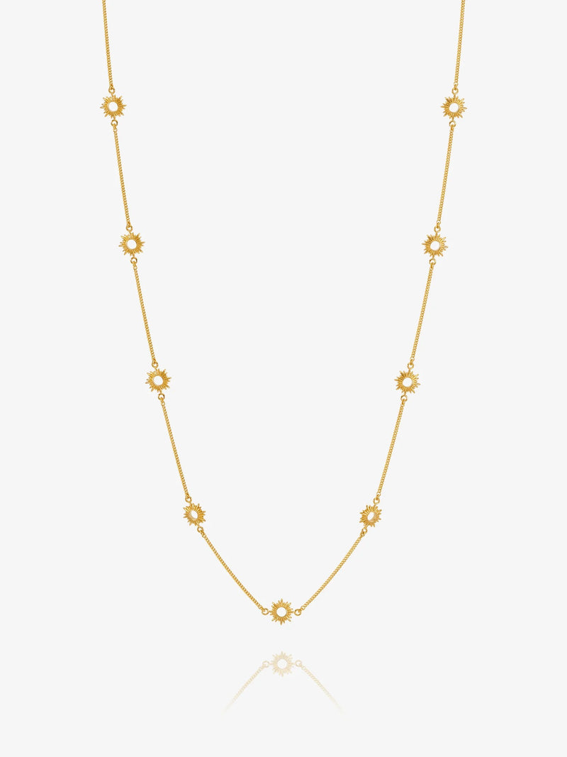 Eternal Sun Long Necklace - Gold - EGMN2GP
