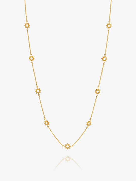 Eternal Sun Long Necklace - Gold - EGMN2GP