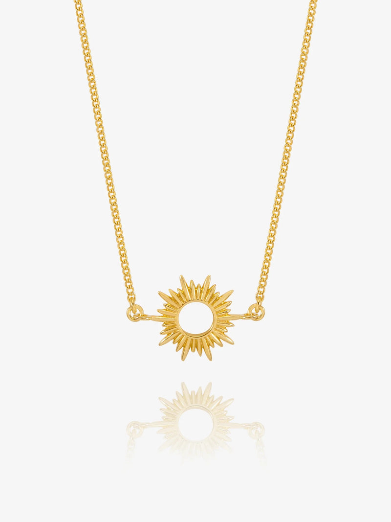 Eternal Sun Necklace - Gold - EGMN3GP