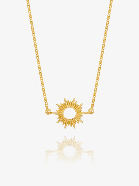 Eternal Sun Necklace - Gold - EGMN3GP