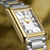 FIABA Square Two Tone Ladies Watch - Stainless Steel/Gold - FA1205-PVY02-110-A