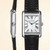 FIABA Square Ladies Watch - Stainless Steel/Black Leather- FA1205-SS001-110-2