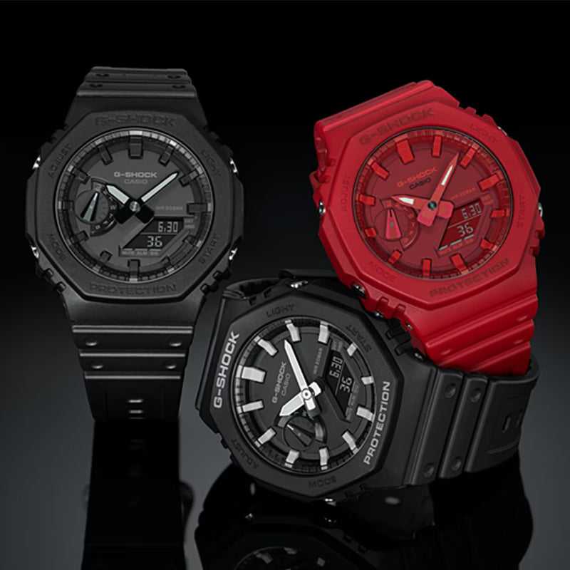 Unisex G-Shock Analogue Digital Watch - Black - GA-2100-1AER