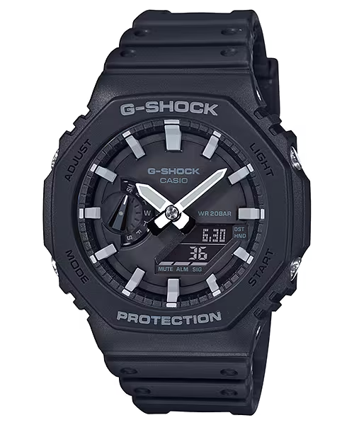 Unisex G-Shock Analogue Digital Watch - Black - GA-2100-1AER