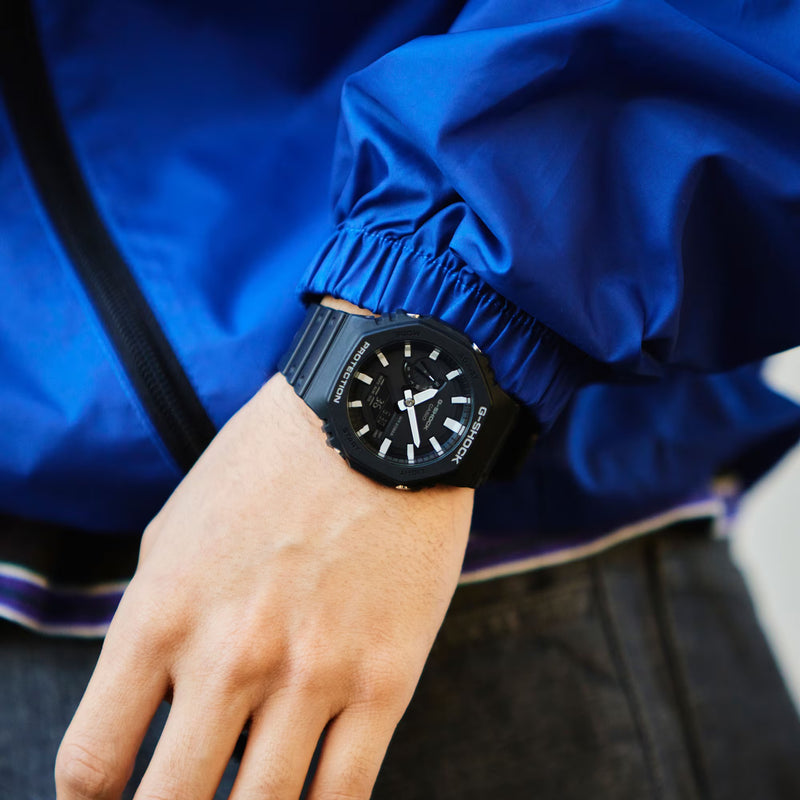 Unisex G-Shock Analogue Digital Watch - Black - GA-2100-1AER