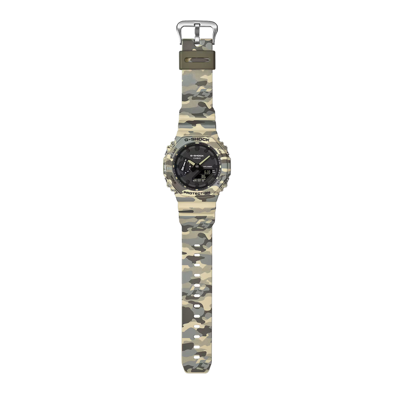 Unisex G-Shock Analogue Digital Watch - Camo/Black - GA-2100CM-5AER