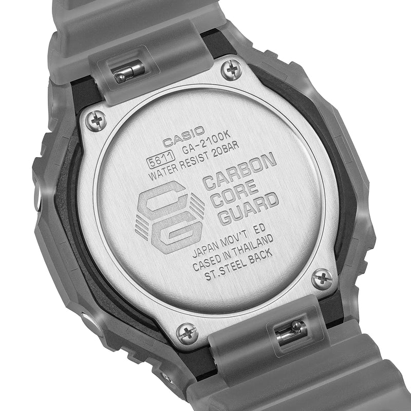 Unisex G-Shock Analogue Digital Watch - Grey/Black - GA-2100K-1AER