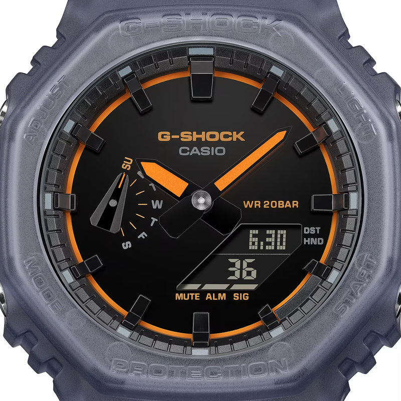 Unisex G-Shock Analogue Digital Watch - Light Blue/Black - GA-2100K-2AER