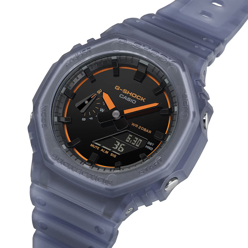 Unisex G-Shock Analogue Digital Watch - Light Blue/Black - GA-2100K-2AER