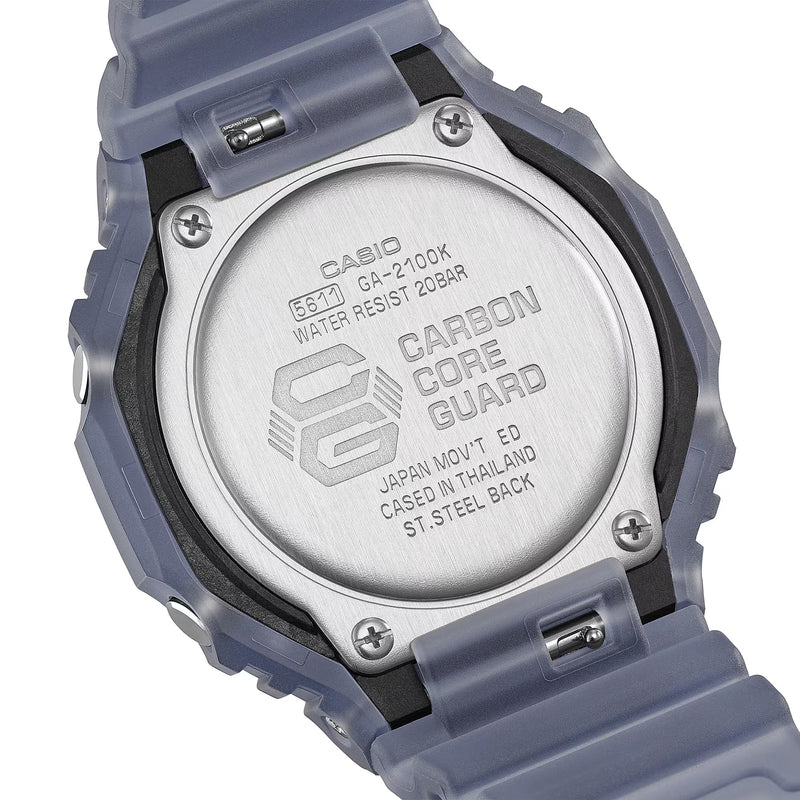 Unisex G-Shock Analogue Digital Watch - Light Blue/Black - GA-2100K-2AER