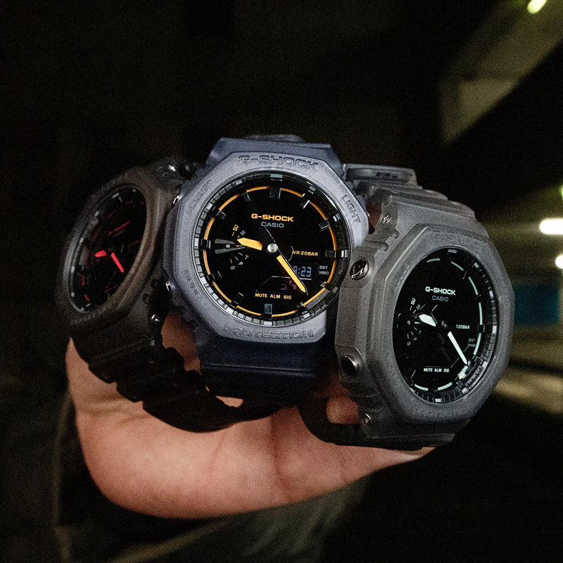 Unisex G-Shock Analogue Digital Watch - Light Blue/Black - GA-2100K-2AER