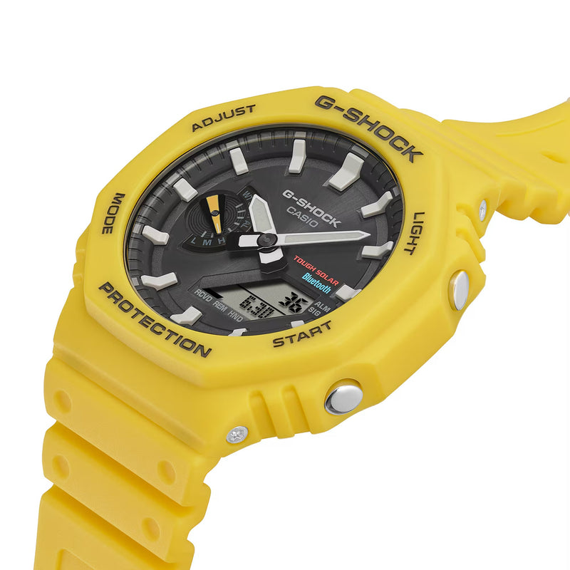 Unisex G-Shock Analogue Digital Watch - Yellow/Black - GA-B2100C-9AER