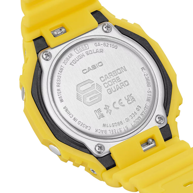 Unisex G-Shock Analogue Digital Watch - Yellow/Black - GA-B2100C-9AER