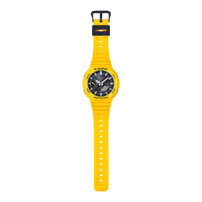 Unisex G-Shock Analogue Digital Watch - Yellow/Black - GA-B2100C-9AER