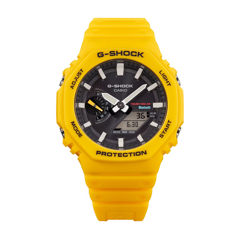 Unisex G-Shock Analogue Digital Watch - Yellow/Black - GA-B2100C-9AER