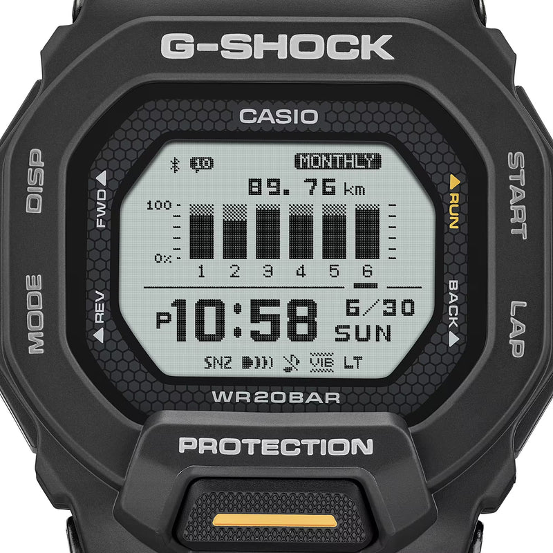 Unisex G-Shock G-Squad Digital Watch - Grey/Black - GBD-200-1A1ER