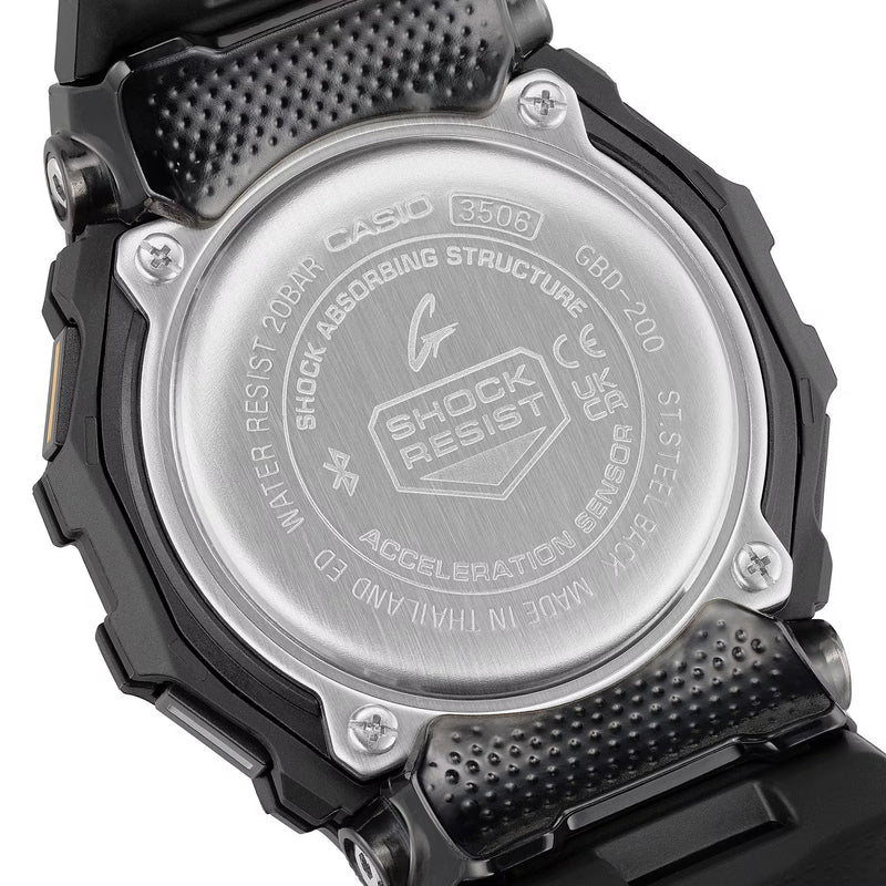 Unisex G-Shock G-Squad Digital Watch - Grey/Black - GBD-200-1A1ER