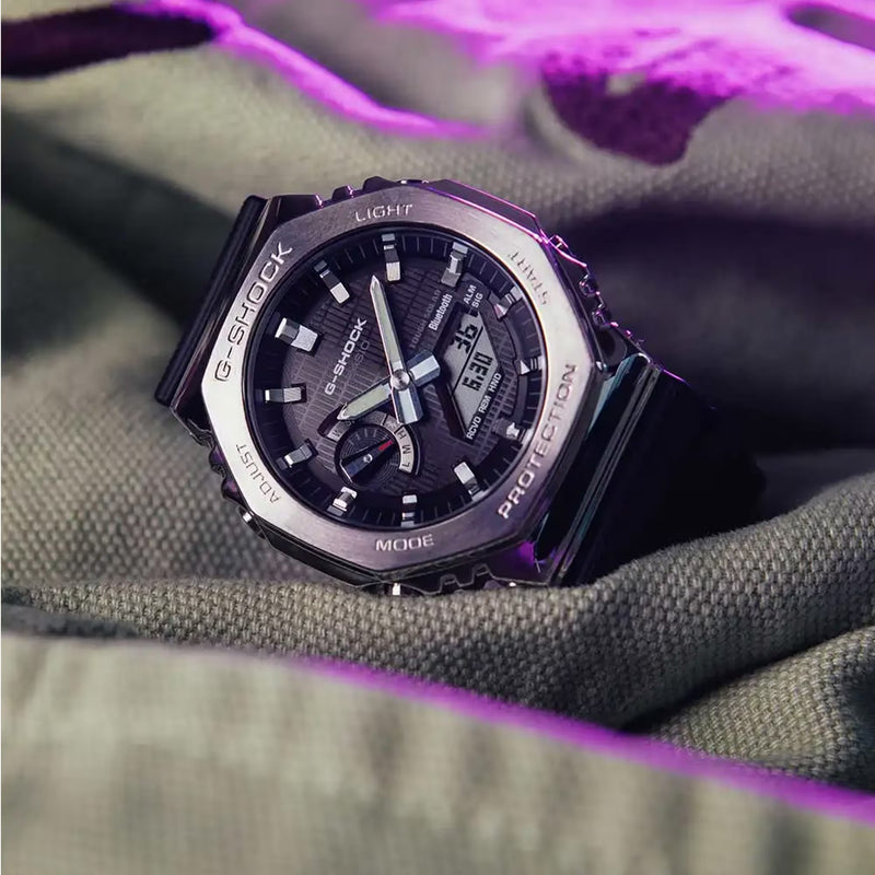 Unisex G-Shock G-Steel Watch - Black/Silver - GBM-2100-1AER