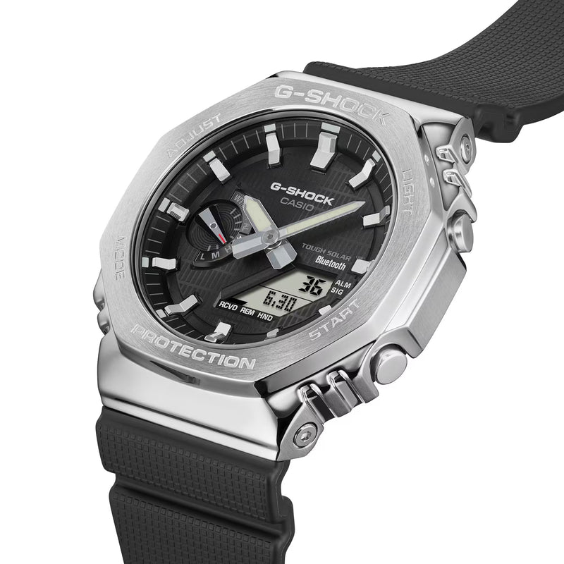 Unisex G-Shock G-Steel Watch - Black/Silver - GBM-2100-1AER