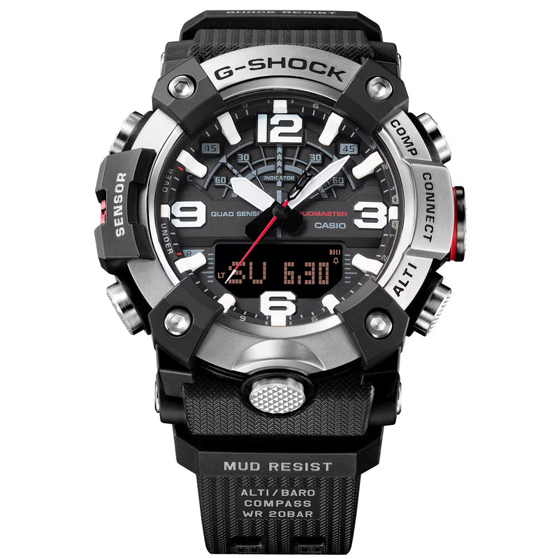 Unisex G-Shock Master Of G-Land Mudmaster Watch - Black/Silver - GG-B100XM-1AER