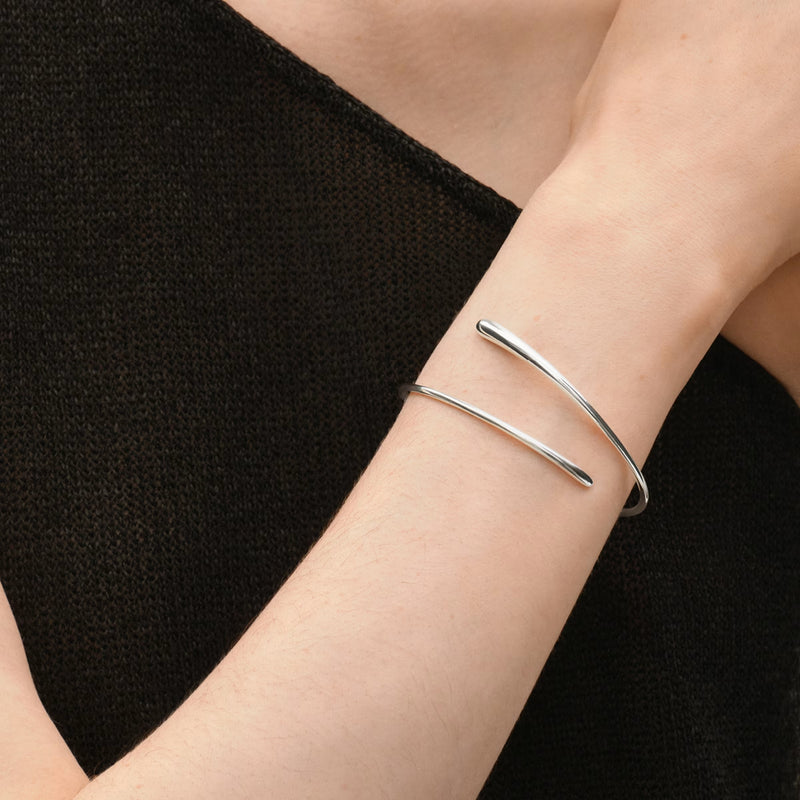 Mercy Bangle - Silver