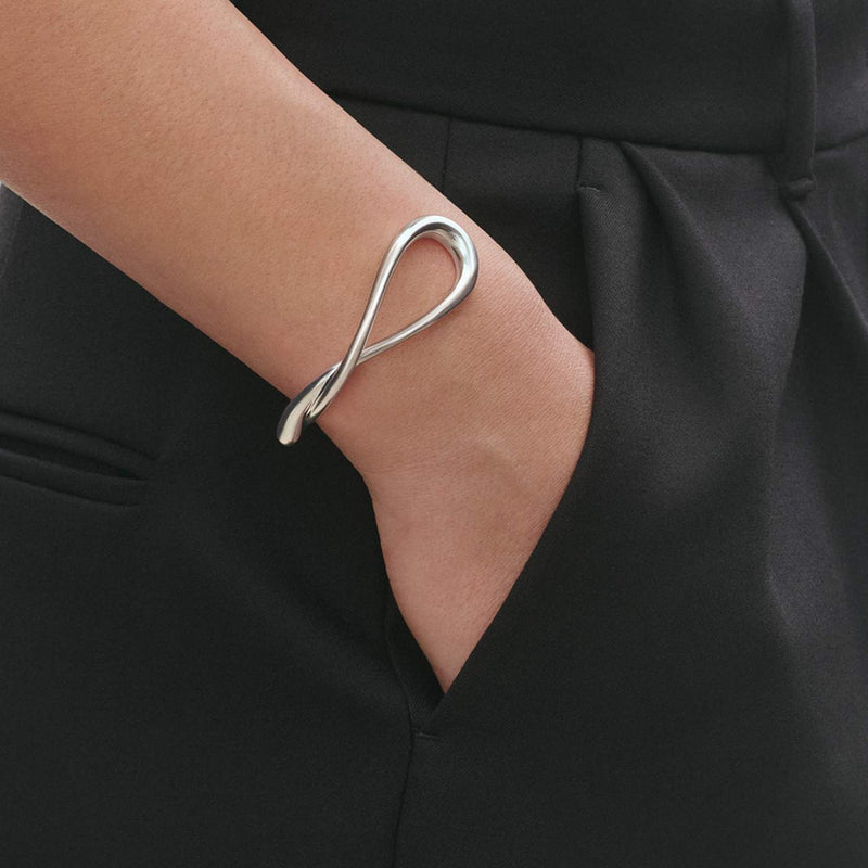 Mercy Twist Bangle - Silver - 20001405000
