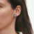 Daisy Stud Earrings - Silver/Blue - 20001544