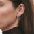 Moonlight Grapes Earrings - Silver - 10019038