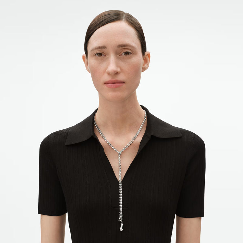 Reflect Lariat Necklace - Silver - 20001947