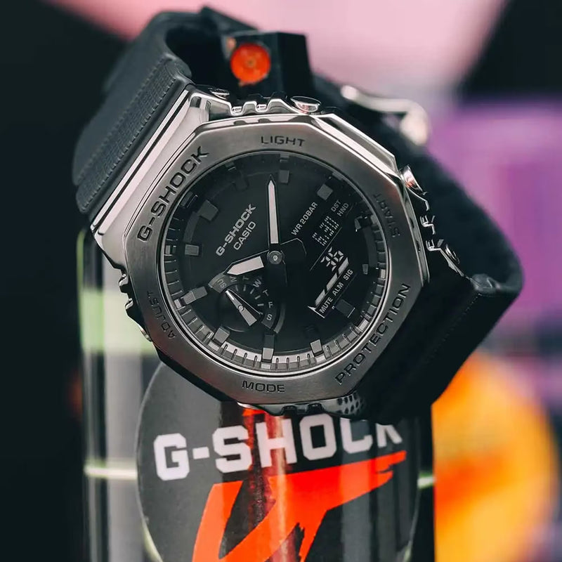 Unisex G-Shock Analogue Digital Watch - Black - GM-2100BB-1AER