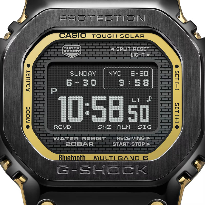 Unisex G-Shock Full Metal Watch - Black/Gold - GMW-BZ5000BD-1ER