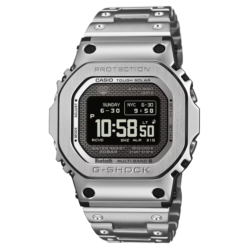Unisex G-Shock Full Metal Watch - Silver/Black - GMW-BZ5000D-1ER
