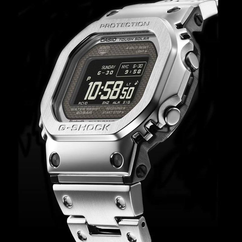 Unisex G-Shock Full Metal Watch - Silver/Black - GMW-BZ5000D-1ER