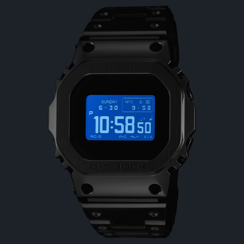 Unisex G-Shock Full Metal Watch - Silver/Black - GMW-BZ5000D-1ER