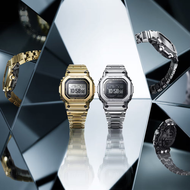 Unisex G-Shock Full Metal Watch - Silver/Black - GMW-BZ5000D-1ER